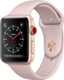 Apple Watch Series 3 38mm Gold Aluminium Case with Pink Sand Sport Band mobile phone