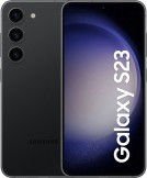 Samsung Galaxy S23 256GB Phantom Black mobile phone on the Three Unlimited at 18 tariff