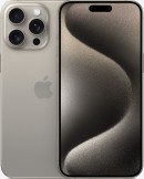 Apple iPhone 15 Pro Max 256GB Natural Titanium mobile phone on the Three Unlimited at 47 tariff