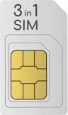 SIM Only SIM Card mobile phone on the Three Unlimited at 17 tariff