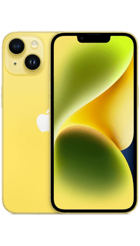 Apple iPhone 14 128GB Yellow on Tesco Mobile