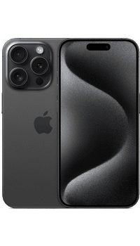 Apple iPhone 15 Pro 128GB Black Titanium on Unlimited + 500GB at £38.99